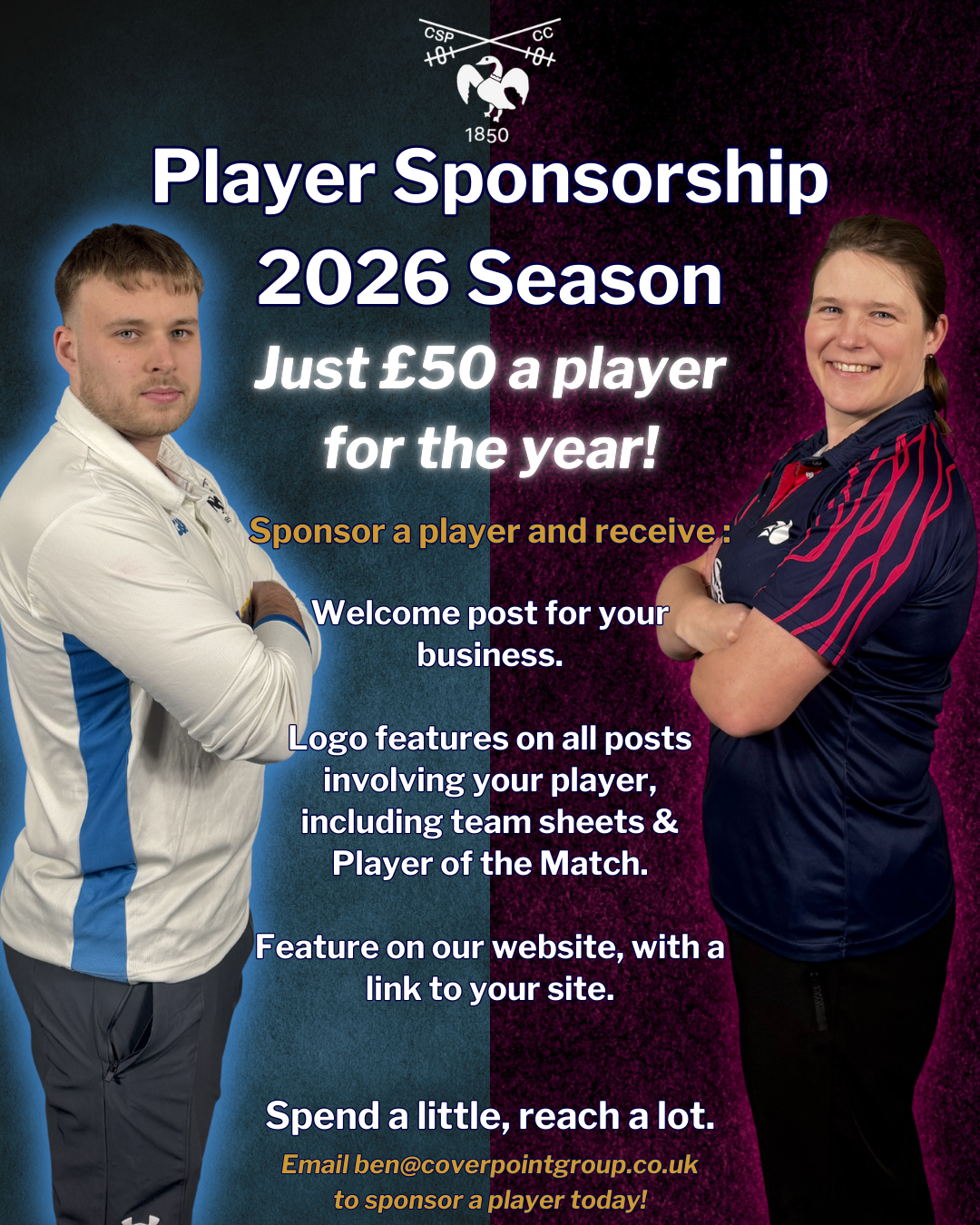 Chalfont St Peter Player Sponorship - One Season