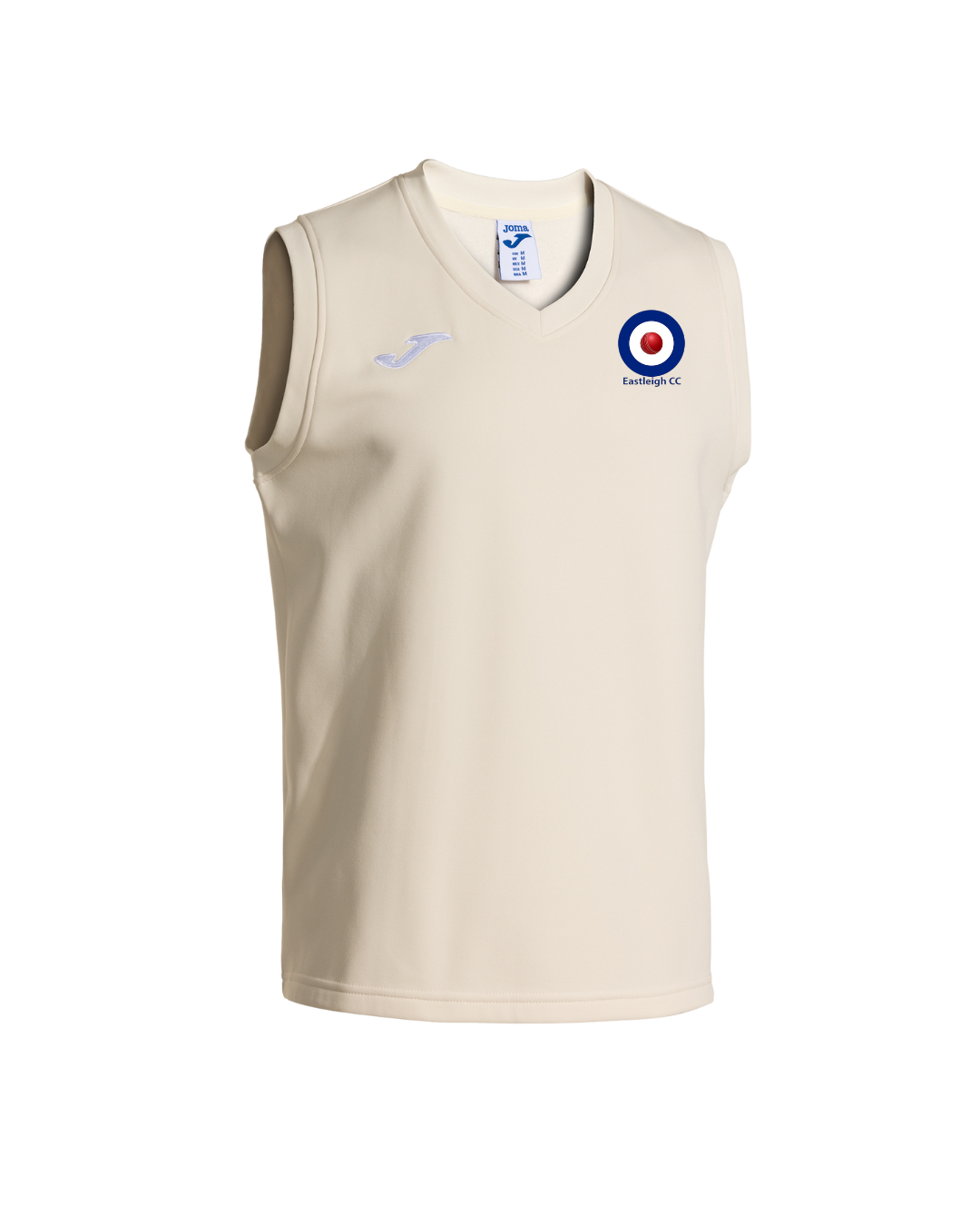 Eastleigh CC - White Playing Jumper - Sleeveless - Joma